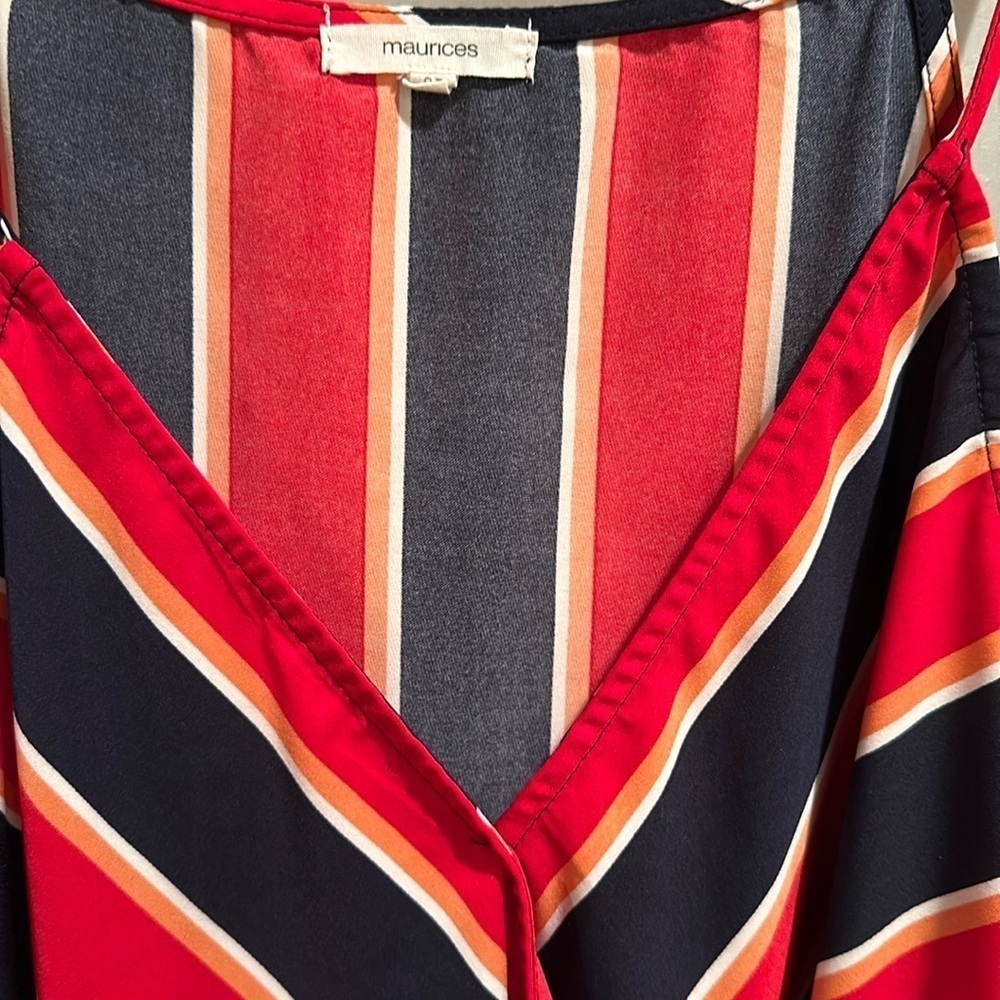 Maurices red, white, and blue tank top size XL - Picture 2 of 3